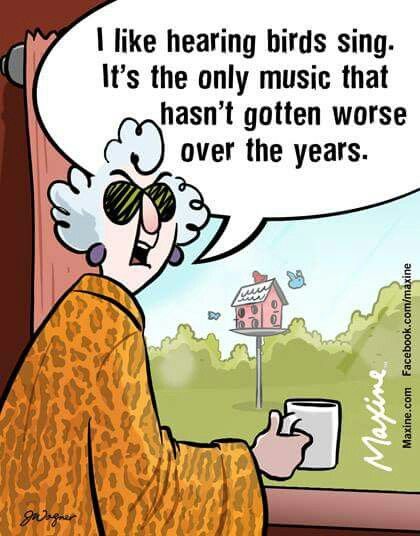 birds singing – Maxine..