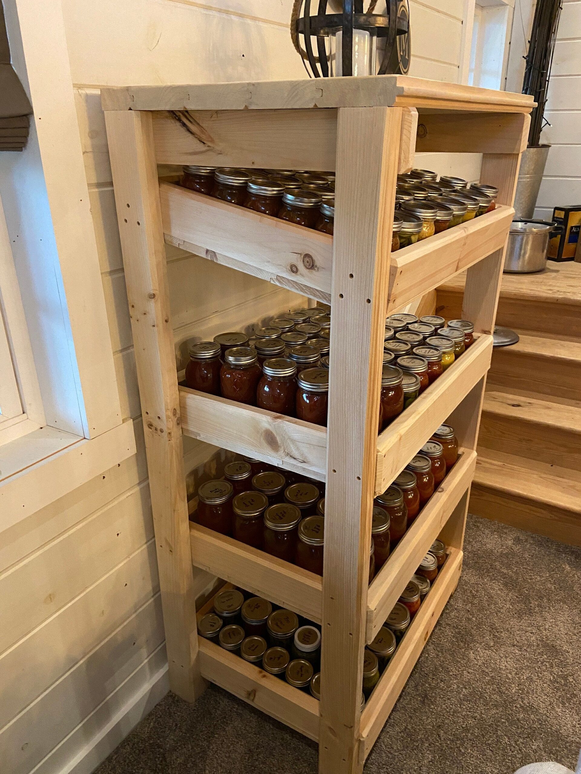 2 x 4 Canning Jar Cabinet Plans – Store & Display Your Canning Jars In Style