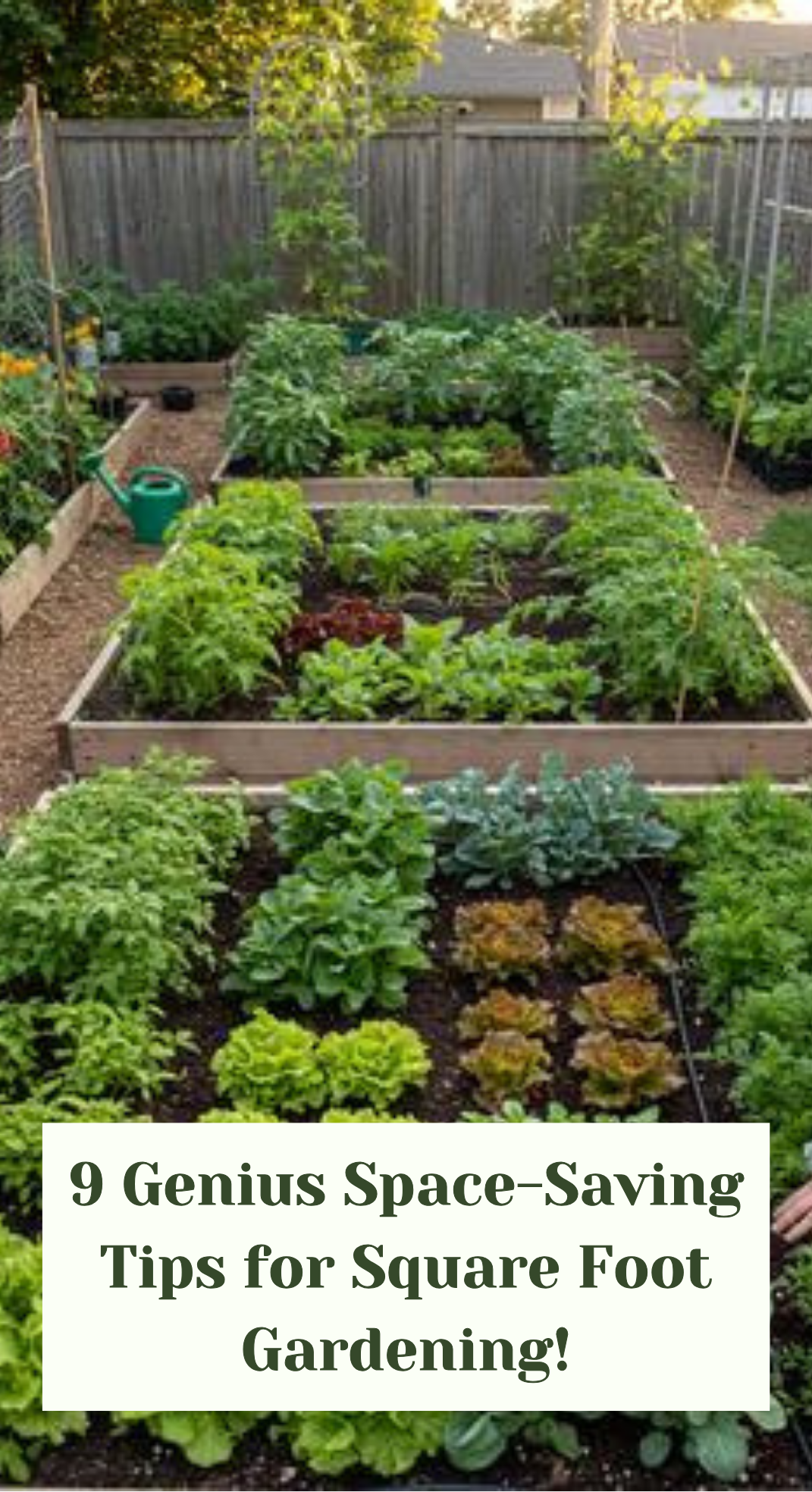 9 Genius Space-Saving Tips for Square Foot Gardening!