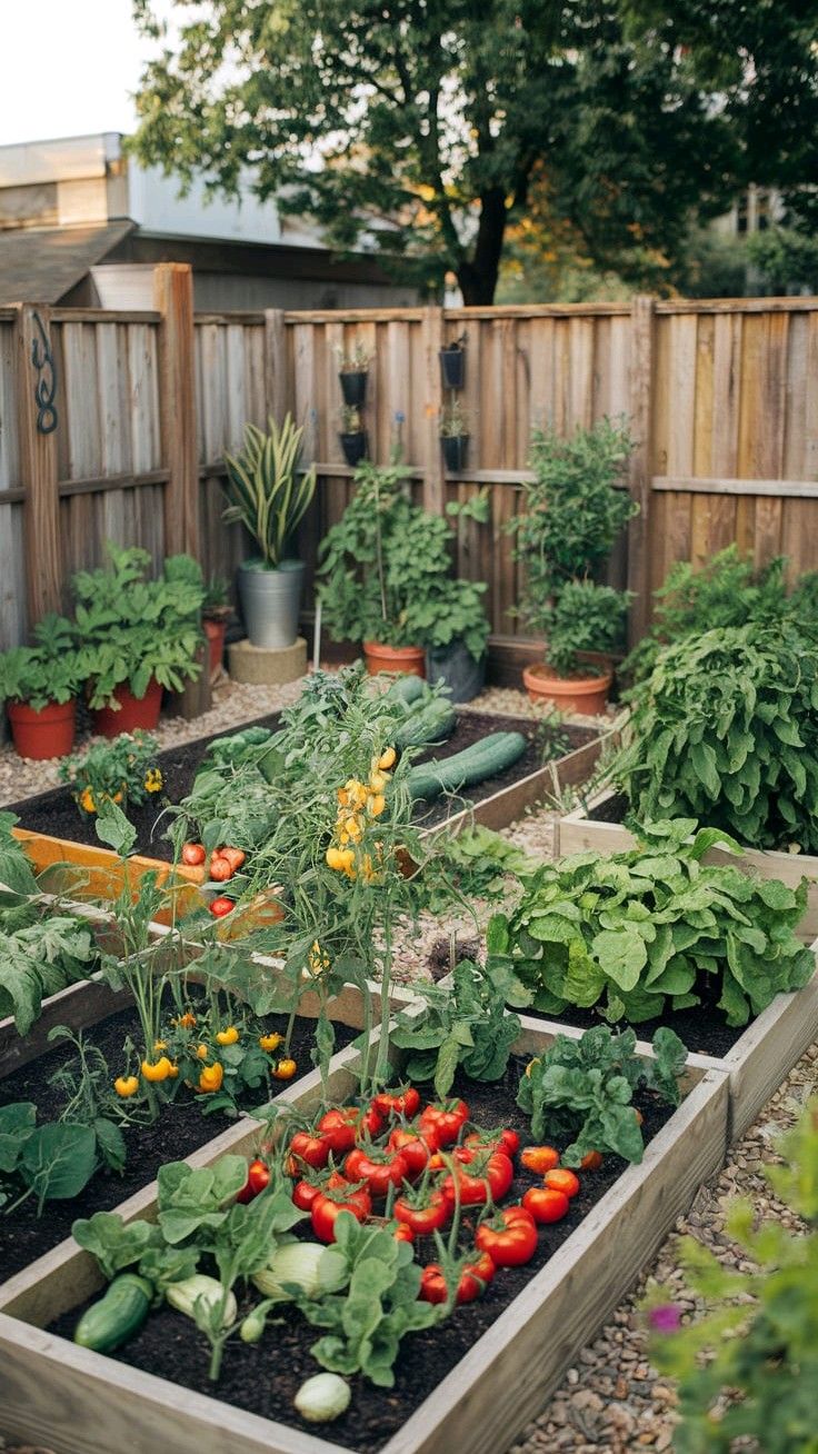 Pretty Veg Garden Design for Beautiful Harvests