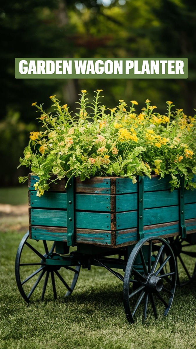🎍 Garden Wagon Planter