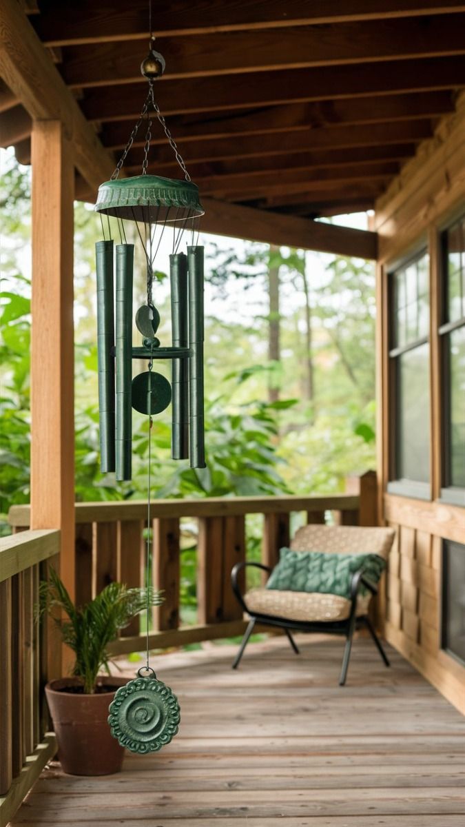 🎐 Green Wind Chime